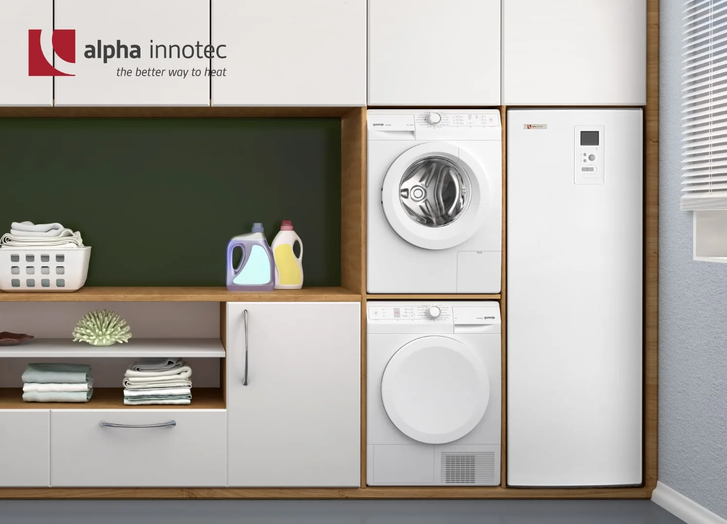 Alpha Innotec ECO LINE L12 Split-HT12 12kW ar k/ū tvertni 180L — изображение 2